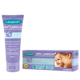 Lansinoh HPA Lanolin Krem 40 ml (Göğüs ucu korumaya yardımcı bakım kremi)