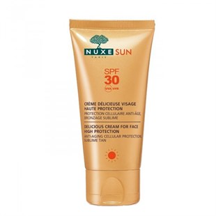 Nuxe Sun Creme Delicieuse Visage Haute Protection Spf30 50 ml