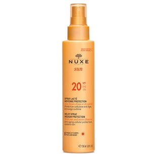 Nuxe Sun Milky Spray for Face and Body SPF 20 150 ml Yüz ve Vücut Sütü (SKT:10/2019)